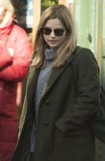 JENNA LOUISE COLEMAN on the Set of Her New Drama The Cry in Glasgow 04/09/2018