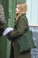 JENNA LOUISE COLEMAN on the Set of Her New Drama The Cry in Glasgow 04/09/2018