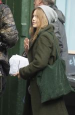 JENNA LOUISE COLEMAN on the Set of Her New Drama The Cry in Glasgow 04/09/2018