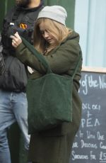 JENNA LOUISE COLEMAN on the Set of Her New Drama The Cry in Glasgow 04/09/2018