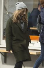 JENNA LOUISE COLEMAN on the Set of Her New Drama The Cry in Glasgow 04/09/2018
