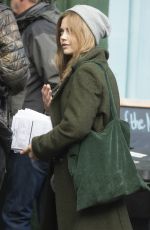 JENNA LOUISE COLEMAN on the Set of Her New Drama The Cry in Glasgow 04/09/2018