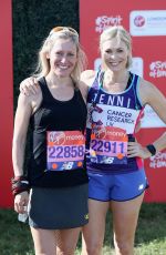 JENNI FALCONER and SOPHIE RAWORTH at London Marathon 04/22/2018