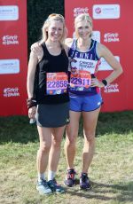 JENNI FALCONER and SOPHIE RAWORTH at London Marathon 04/22/2018