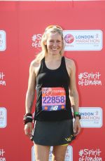 JENNI FALCONER and SOPHIE RAWORTH at London Marathon 04/22/2018