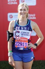 JENNI FALCONER and SOPHIE RAWORTH at London Marathon 04/22/2018