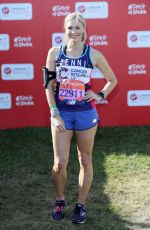 JENNI FALCONER and SOPHIE RAWORTH at London Marathon 04/22/2018