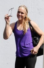 JENNIE FINCH Leaves Dance Studio in Los Angeles 04/28/2018