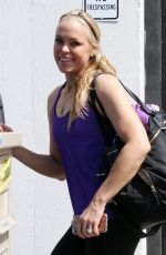 JENNIE FINCH Leaves Dance Studio in Los Angeles 04/28/2018