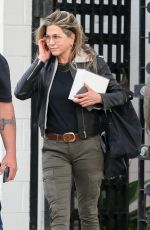 JENNIFER ANISTON Leaves Balayage by Nancy Braun Salon in Beverly Hills 04/05/2018