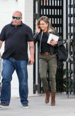 JENNIFER ANISTON Leaves Balayage by Nancy Braun Salon in Beverly Hills 04/05/2018
