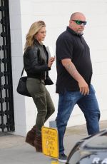 JENNIFER ANISTON Leaves Balayage by Nancy Braun Salon in Beverly Hills 04/05/2018