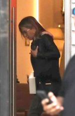 JENNIFER ANISTON Leaves Balayage by Nancy Braun Salon in Beverly Hills 04/05/2018