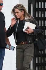 JENNIFER ANISTON Leaves Balayage by Nancy Braun Salon in Beverly Hills 04/05/2018