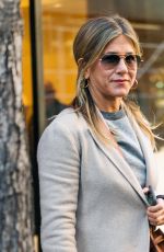 JENNIFER ANISTON Leaves Nello Restaurant in New York 04/23/2018