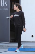 JENNIFER GARNER at Body by Simone in West Hollywood 04/14/2018