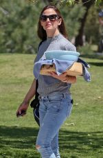 JENNIFER GARNER at Kids Baseball Game in Brentwood 04/21/2018