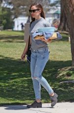 JENNIFER GARNER at Kids Baseball Game in Brentwood 04/21/2018