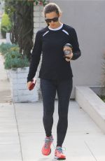 JENNIFER GARNER in Tights Out in Brentwood 04/25/2018