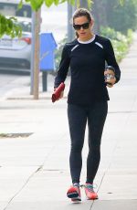 JENNIFER GARNER in Tights Out in Brentwood 04/25/2018