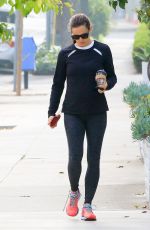 JENNIFER GARNER in Tights Out in Brentwood 04/25/2018