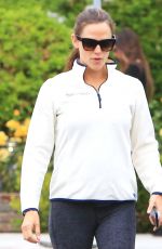 JENNIFER GARNER Leaves a Gym in Brentwood 04/27/2018