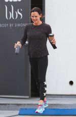 JENNIFER GARNER Leaves a Gym in West Hollywood 04/07/2018