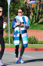 JENNIFER GARNER on Her 46th Birthday Heading to Body by Simone in Brentwood 04/17/2018