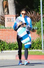 JENNIFER GARNER on Her 46th Birthday Heading to Body by Simone in Brentwood 04/17/2018