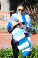 JENNIFER GARNER on Her 46th Birthday Heading to Body by Simone in Brentwood 04/17/2018