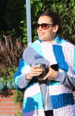 JENNIFER GARNER on Her 46th Birthday Heading to Body by Simone in Brentwood 04/17/2018