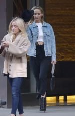 JENNIFER LAWRENCE in Denim Jacket Out in New York 04/01/2018