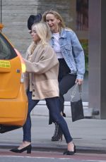 JENNIFER LAWRENCE in Denim Jacket Out in New York 04/01/2018