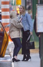 JENNIFER LAWRENCE in Denim Jacket Out in New York 04/01/2018