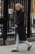 JENNIFER LAWRENCE in Flip Flops Out with Her Dog in New York 04/03/2018