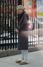 JENNIFER LAWRENCE in Flip Flops Out with Her Dog in New York 04/03/2018