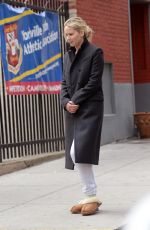 JENNIFER LAWRENCE in Flip Flops Out with Her Dog in New York 04/03/2018