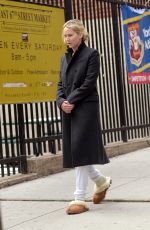 JENNIFER LAWRENCE in Flip Flops Out with Her Dog in New York 04/03/2018