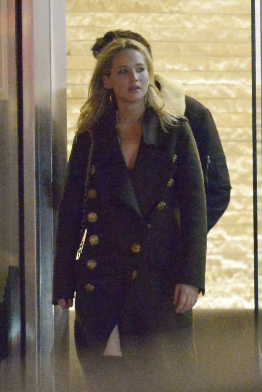 JENNIFER LAWRENCE Out for Dinner in New York 04/08/2018