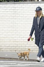 JENNIFER LAWRENCE Out with Her Dog in New York 04/01/2018