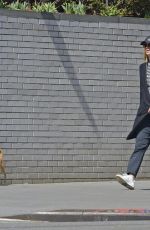 JENNIFER LAWRENCE Out with Her Dog in New York 04/01/2018