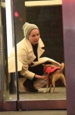 JENNIFER LAWRENCE Out with Her Dog in New York 04/06/2018