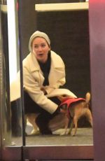 JENNIFER LAWRENCE Out with Her Dog in New York 04/06/2018