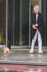 JENNIFER LAWRENCE Out with Her Dog in New York 04/16/2018