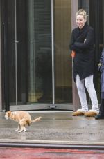 JENNIFER LAWRENCE Out with Her Dog in New York 04/16/2018