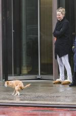 JENNIFER LAWRENCE Out with Her Dog in New York 04/16/2018