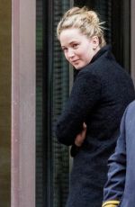 JENNIFER LAWRENCE Out with Her Dog in New York 04/16/2018