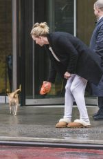 JENNIFER LAWRENCE Out with Her Dog in New York 04/16/2018