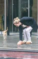 JENNIFER LAWRENCE Out with Her Dog in New York 04/16/2018