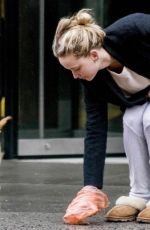 JENNIFER LAWRENCE Out with Her Dog in New York 04/16/2018